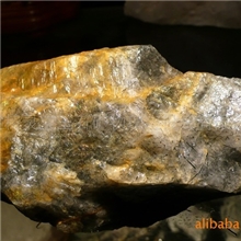 供应黑发晶原石