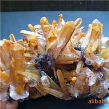 供应镜铁矿水晶矿物观赏石标本