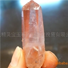 供应镜铁矿水晶单晶体（柱）