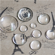 1/3球圆形8mm-35mm时光宝石玻璃贴片(NO:05704)