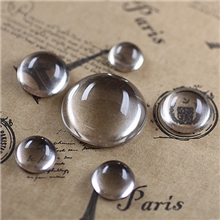 49.5元/500个时光宝石玻璃贴片10-25mm半球(NO:06566)