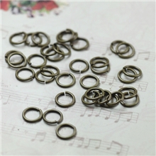 DIY手工配件3|4|5|6|7|8mm铜镀青古色单圈(NO:05208)3元15克