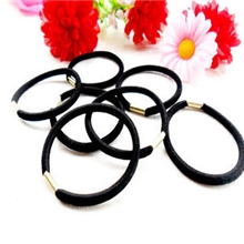 黑色发圈皮筋精品头绳发绳手工DIY材料100根10元