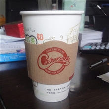 厂家直销纸杯套、隔热杯套、防烫纸杯套、瓦楞杯套咖啡杯套