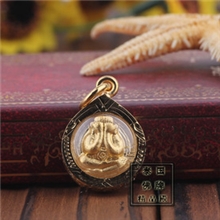 包邮泰国正品佛牌掩面佛手链佛送镀金外壳
