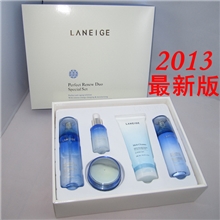 兰芝雪凝新生完美致美焕颜美白五件套装礼盒送礼袋一套代发货