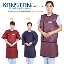 无铅铅衣分体双面无袖防护服X射线防护服铅围裙LF004A