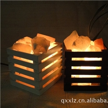 石家庄出售喜马拉雅方木盒盐灯/田园风格矿盐灯/卧室小夜灯