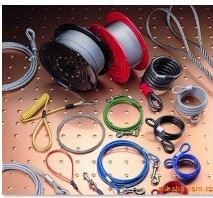 供应涂塑钢丝绳|包胶钢丝绳|钢丝绳锁扣加工