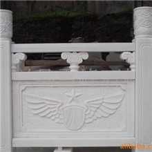 供应石料工艺品汉白玉雕刻栏杆，用于广场，桥栏，休闲区