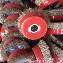 厂家直销带柄碗型平型钢丝轮植绒砂纸片抛光膏抛光盘