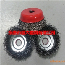 厂家直销各种规格不锈钢碗型钢丝轮平型钢丝轮不锈钢红碗钢丝轮