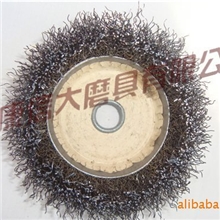 质量保证厂直销碗型钢丝轮扭丝碗型抛光研磨产品平型钢丝轮