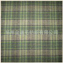 毛纺粗纱格子呢面料