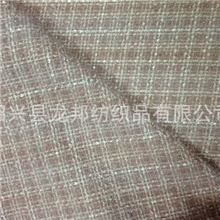 樱花色小香风粗花呢面料服装面料编织呢料