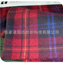 粗纺大格子呢料