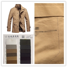 【热卖裤子面料夹克面料】全棉双经斜面料纱卡裤子夹克面料