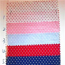 【厂家直销13372活性印花】40支13372全棉活性印花XF1214#小波点