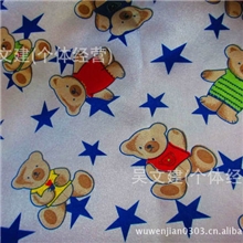 供应轻盈纺印花卡通系列面料