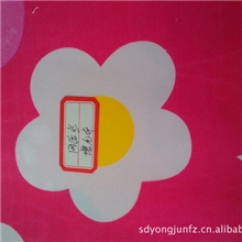 （厂家直销）化纤磨毛印花布