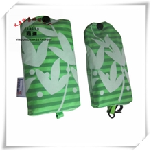 厂家直销可折叠购物袋条纹手提袋