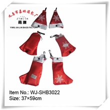 厂家直销圣诞系列可折叠购物袋环保袋收纳袋