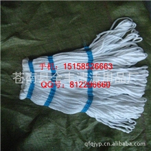 厂家生产超细纤维拖把头，漂白色涤纶丝纳米拧水拖把头