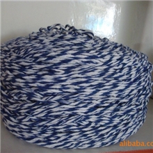 批发高档拖把纱8股蓝白色合股拖把纱苍南多股蓝白拖把纱