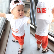 「宝贝真乖」品牌童装奥黛尔猫咪小童休闲套装夏款童套装批发