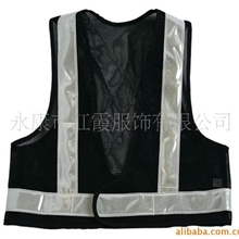 供应黑色网眼反光背心，安全背心，网眼背心-A12