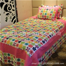 【一件代发】全棉绗缝被三件套水洗被空调被韩式床盖厂家直销