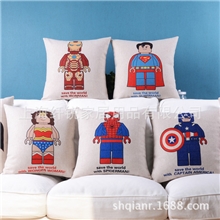 （订做抱枕厂家生产）厚实棉麻抱枕靠垫宜家风格靠垫专业批发