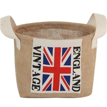 厂家专业生产黄麻收纳箱收纳桶桌面收纳盒创意收纳国旗收纳