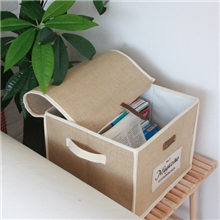 zakka日式杂货中号麻布收纳箱创意家居日韩收纳盒