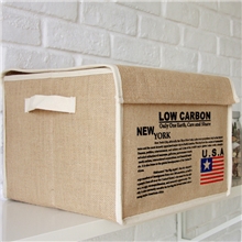 纤锐家居美国国旗黄麻收纳实用杂物收纳创意家居黄麻收纳