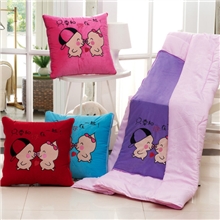 厂家直销多功能抱枕被子批发汽车靠垫团购午休被可爱二用靠枕