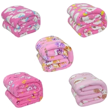 厂家直销库存单人印花珊瑚绒毛毯毯子儿童毛毯清仓价批发