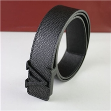 L鸵牌皮带批发男款磨砂腰带磨砂铜扣双面头层带身牛皮一件代发