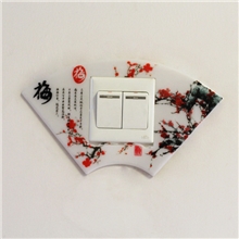 深泽家居布艺特价开关贴防尘罩实用免洗花色齐全