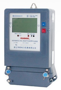 浙江华邦三相四线多费率电能表（峰谷表）DTSF866液晶显示