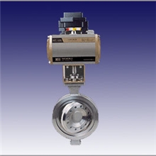 三偏心金属硬密封气动快切蝶阀KD673H-16C