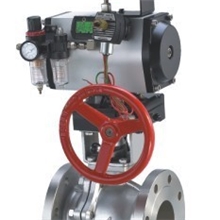 医药工程专用GB标准气动法兰式不锈钢球阀