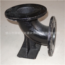 水力地上栓双法兰弯头SS室外消防栓弯头消防配件