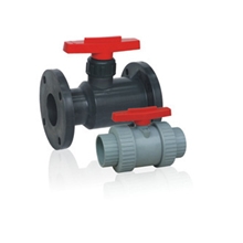 塑料球阀，Q41F-10SUVF2，法兰连接，浮动式，化工部标准设计制造