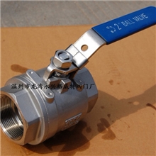 Q11F-16P不锈钢球阀BSPDINPTPF内螺纹球阀，两片式内牙球阀
