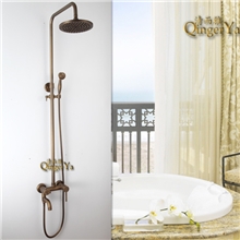 供应全铜仿古花洒淋浴花洒多功能花洒8837款新款花洒厂家批发