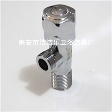 厂家批发特价促销大量供应80g锌合金快开三角阀加厚直角阀