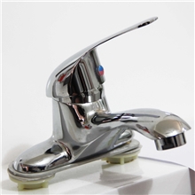 厂家批发特价促销申达斯二联款式简洁价格经济实惠面盆水龙头