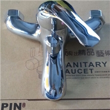 申达斯三联式水龙头锌合金混水龙头耐腐蚀混水锌合金淋浴龙头