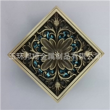 专业供应20112全铜雕花地漏防返水防干涸地漏艺术地漏